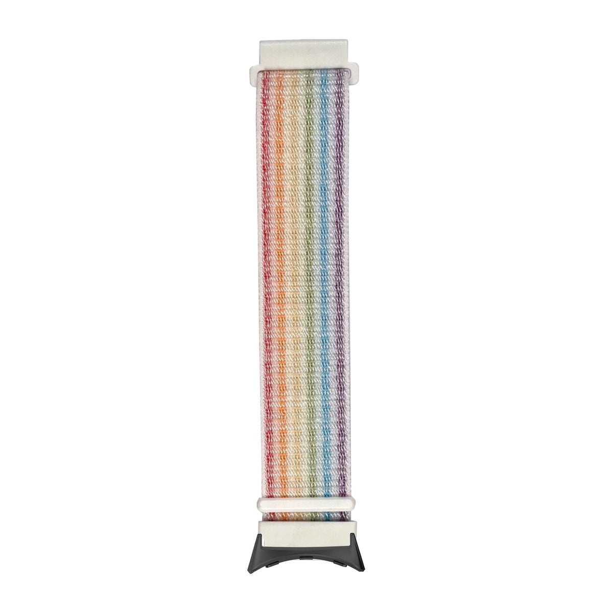 Sports Loop (Velcro) Pastel Rainbow with Google Pixel Spring Bar Adapters - Wear Any 20mm Strap! for Pixel Watch 1-5 41mm