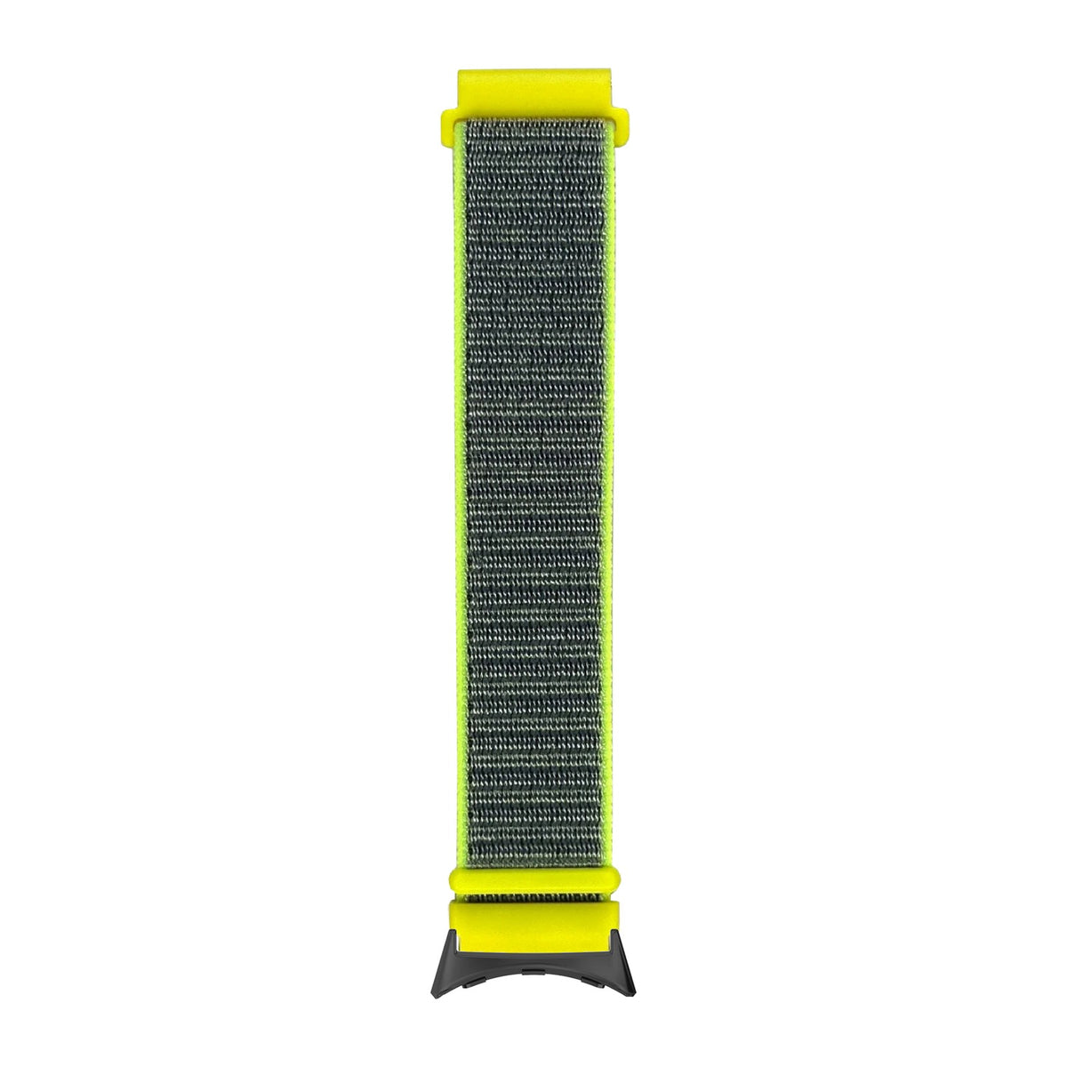 Sports Loop (Velcro) Flash Yellow with Google Pixel Spring Bar Adapters - Wear Any 20mm Strap! for Pixel Watch 1-5 41mm