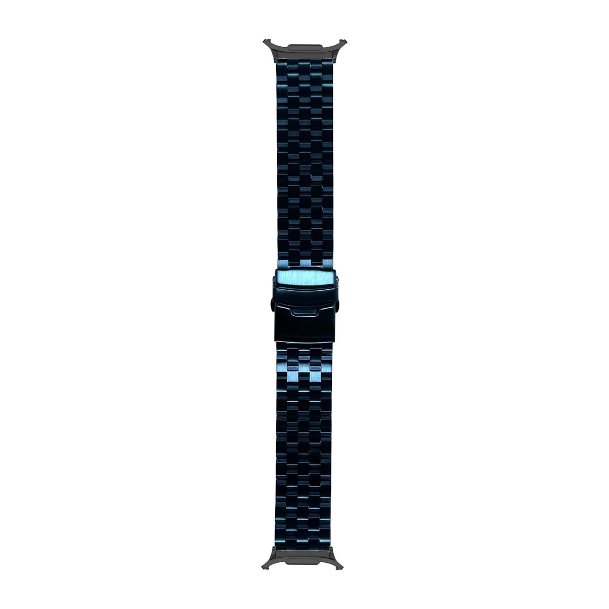 Engineer Bracelet - Folding Deployant Clasp - Blue Black with Strap Adapter for Galaxy Watch 8-9/Ultra