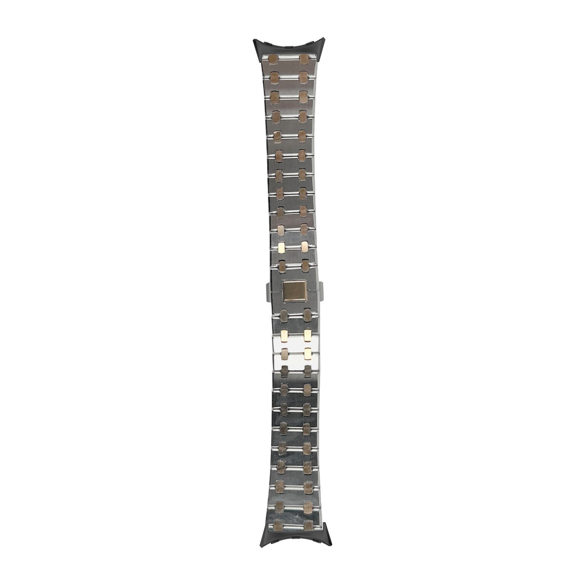 Medallion Bracelet - Silver/Rose Gold Black with Google Pixel Spring Bar Adapters - Wear Any 20mm Strap! for Pixel Watch 3-5 45mm