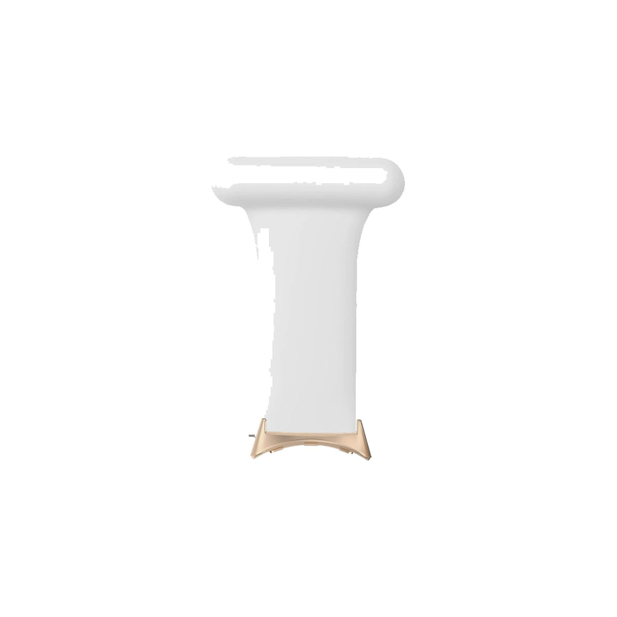 Job Fobs - For Doctors, Nurses and Other Professionals! White Rose Gold with Google Pixel Spring Bar Adapters - Wear Any 20mm Strap! for Pixel Watch 1-5 41mm