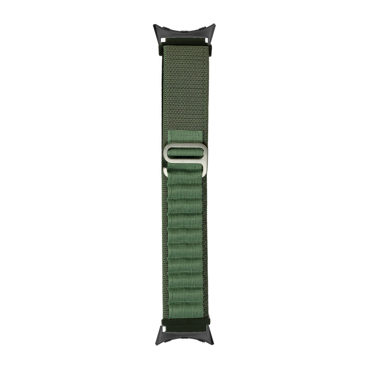 Alpine Loop Black with Google Pixel Spring Bar Adapters - Wear Any 20mm Strap! for Pixel Watch 1-5 41mm