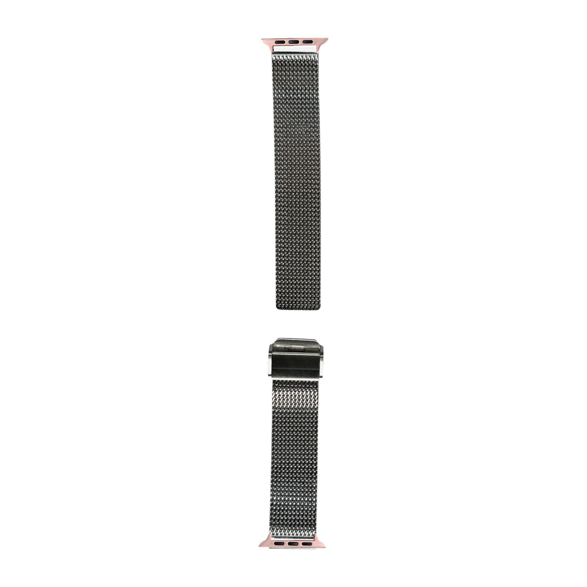 Infinite Mesh Silver Rose Gold with Connecters - Spring Bar Type for Apple Watch