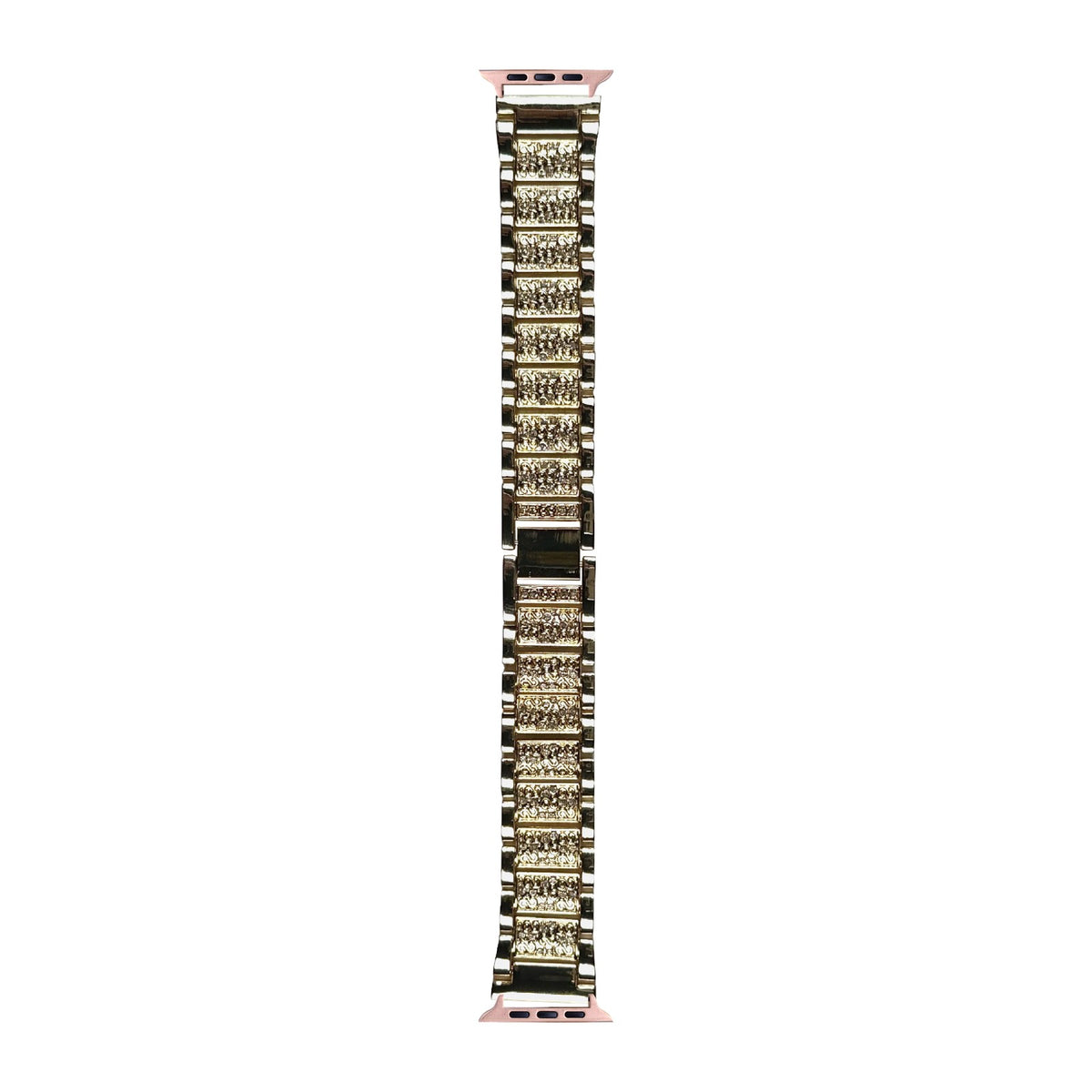Zirconia Shimmer Bracelet Gold Rose Gold with Connecters - Spring Bar Type for Apple Watch