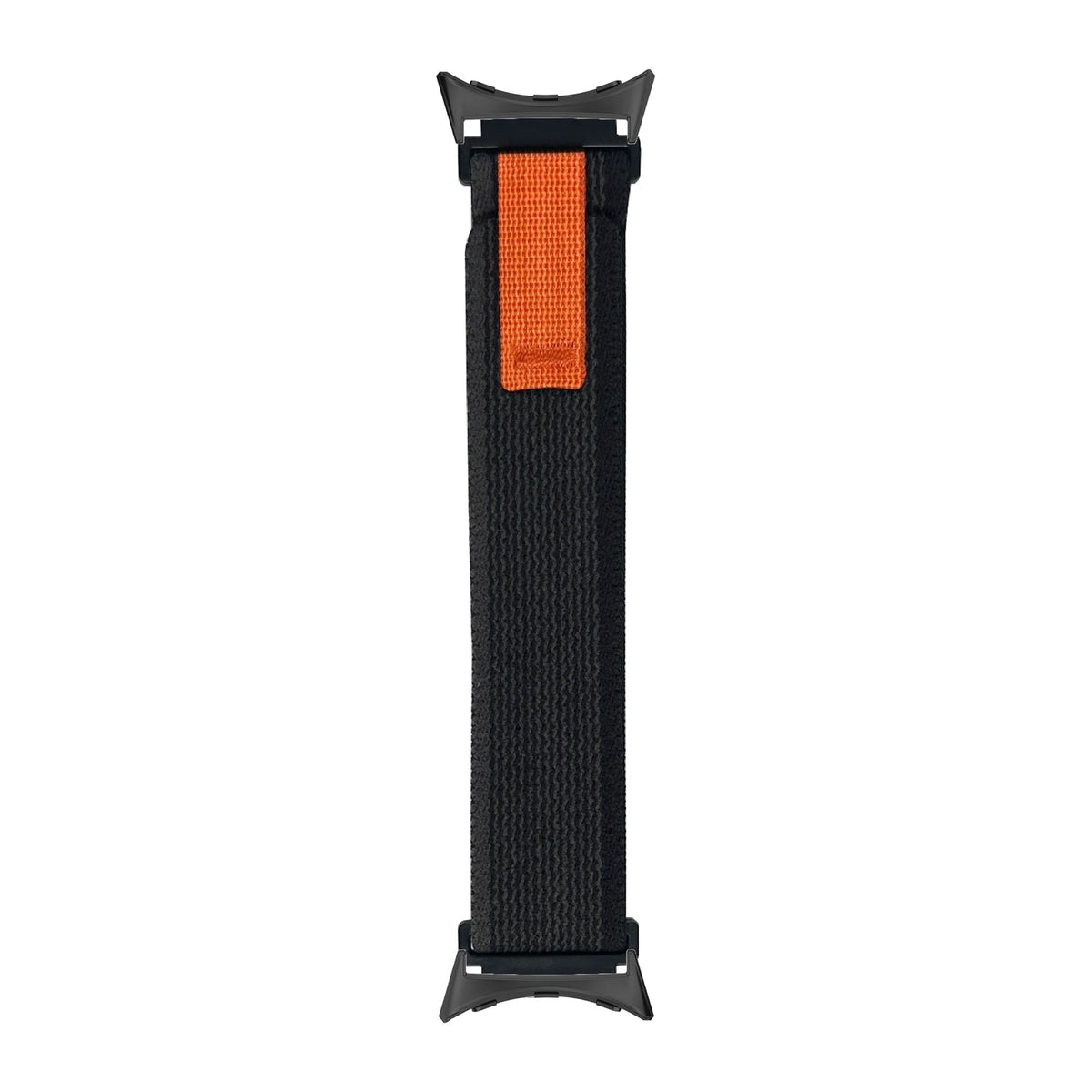 Trail Loop Black / Grey Black with Google Pixel Spring Bar Adapters - Wear Any 20mm Strap! for Pixel Watch 3-5 45mm