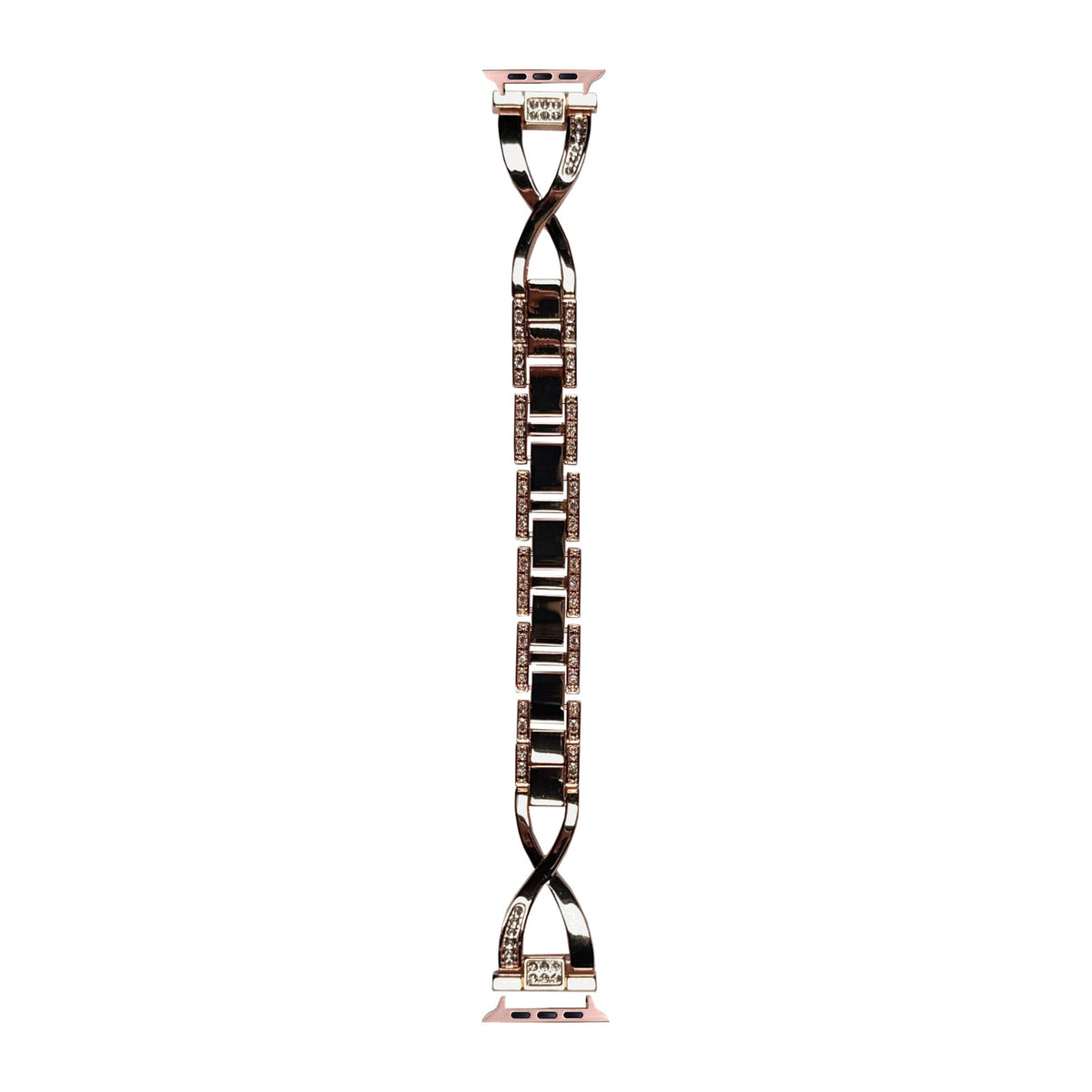 Helix Bracelet Rose Gold Rose Gold with Connecters - Spring Bar Type for Apple Watch