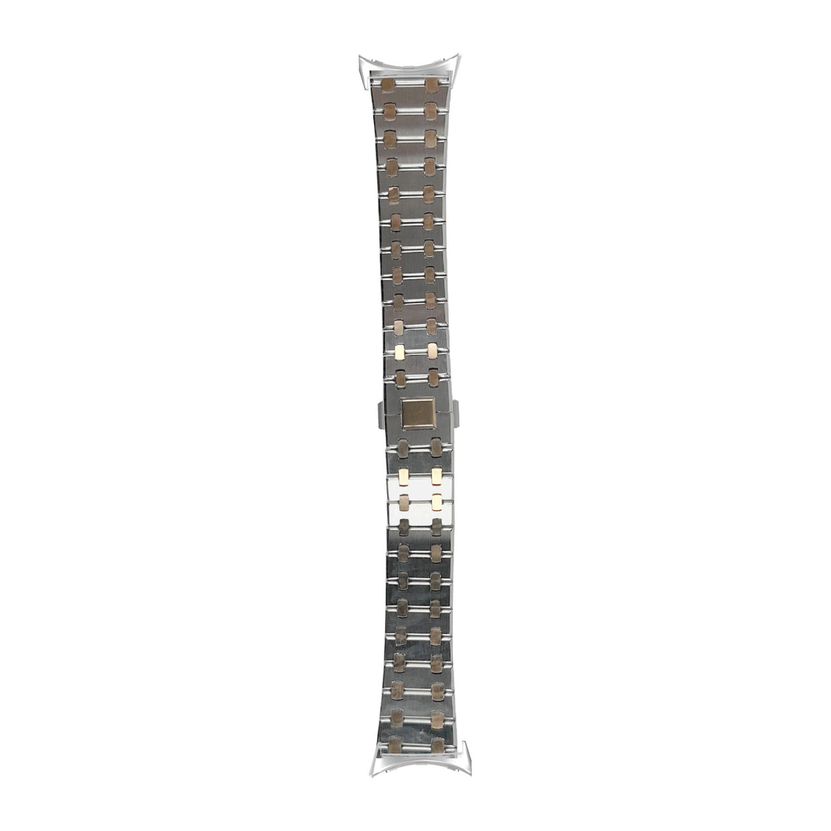 Medallion Bracelet - Silver/Rose Gold Silver with Google Pixel Spring Bar Adapters - Wear Any 20mm Strap! for Pixel Watch 3-5 45mm
