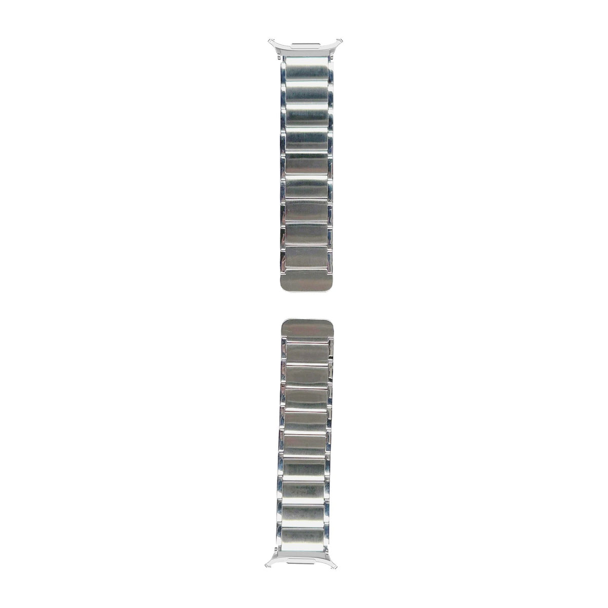 Magnetic Steel Bracelet Silver Silver with Strap Adapter for Galaxy Watch 8-9/Ultra
