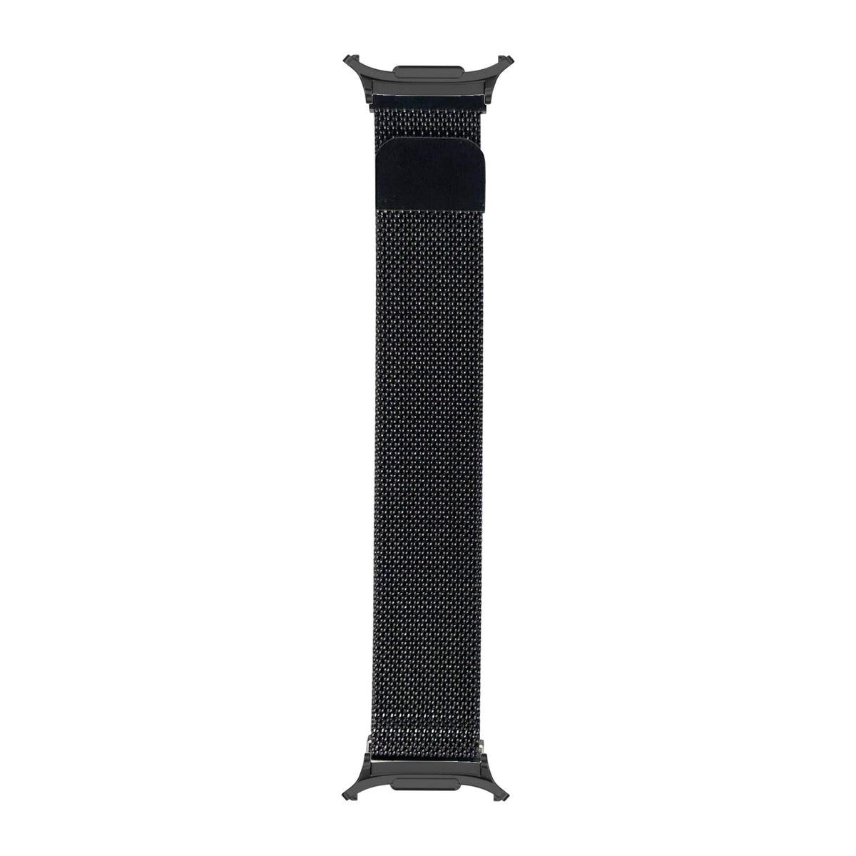 Milanese - Gun Metal Grey Black with Strap Adapter for Galaxy Watch 8-9/Ultra
