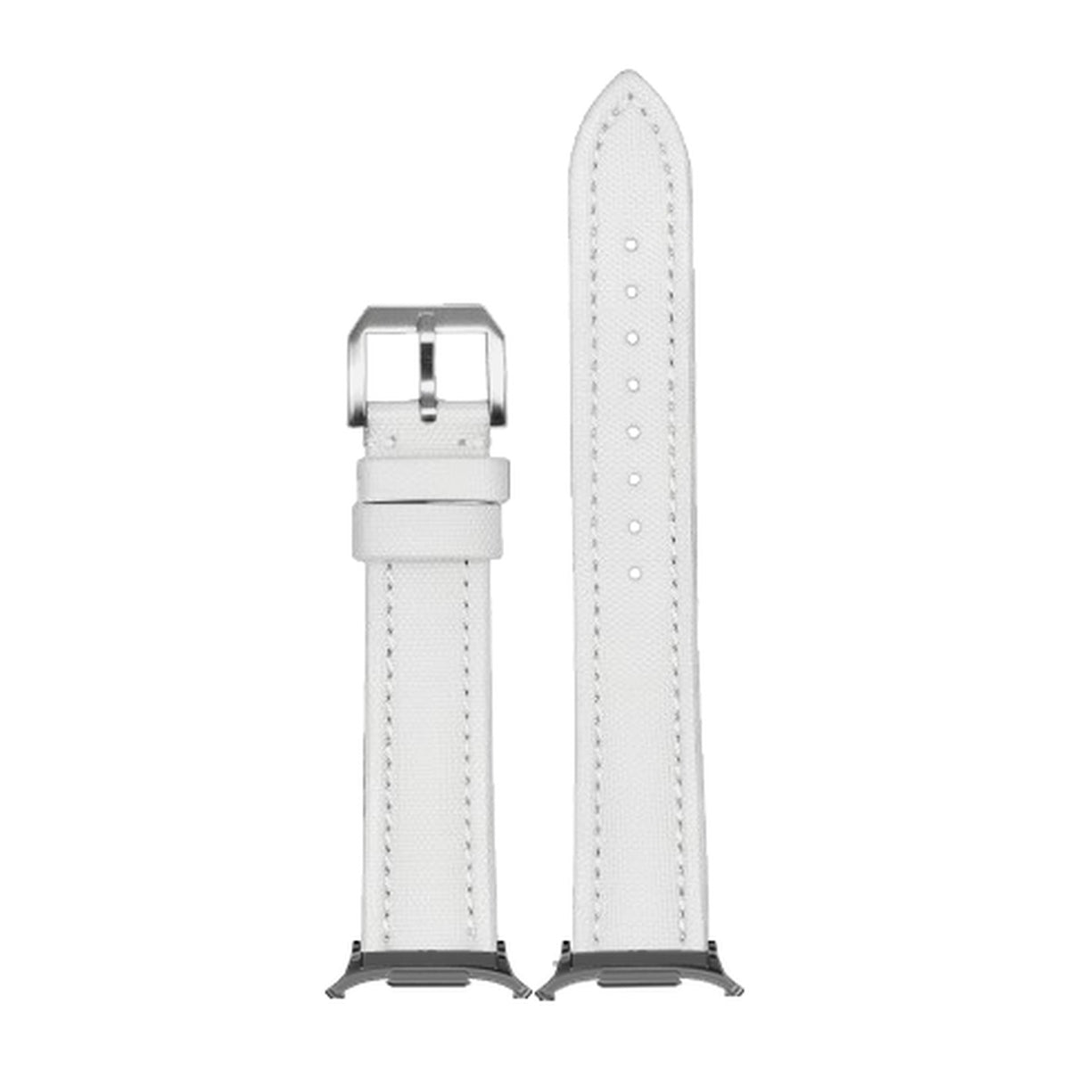 King Sailcloth - White Small / Medium Grey with Strap Adapter for Galaxy Watch 8-9/Ultra