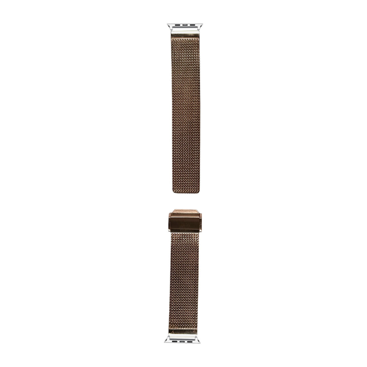 Infinite Mesh Rose Gold Silver with Connecters - Spring Bar Type for Apple Watch