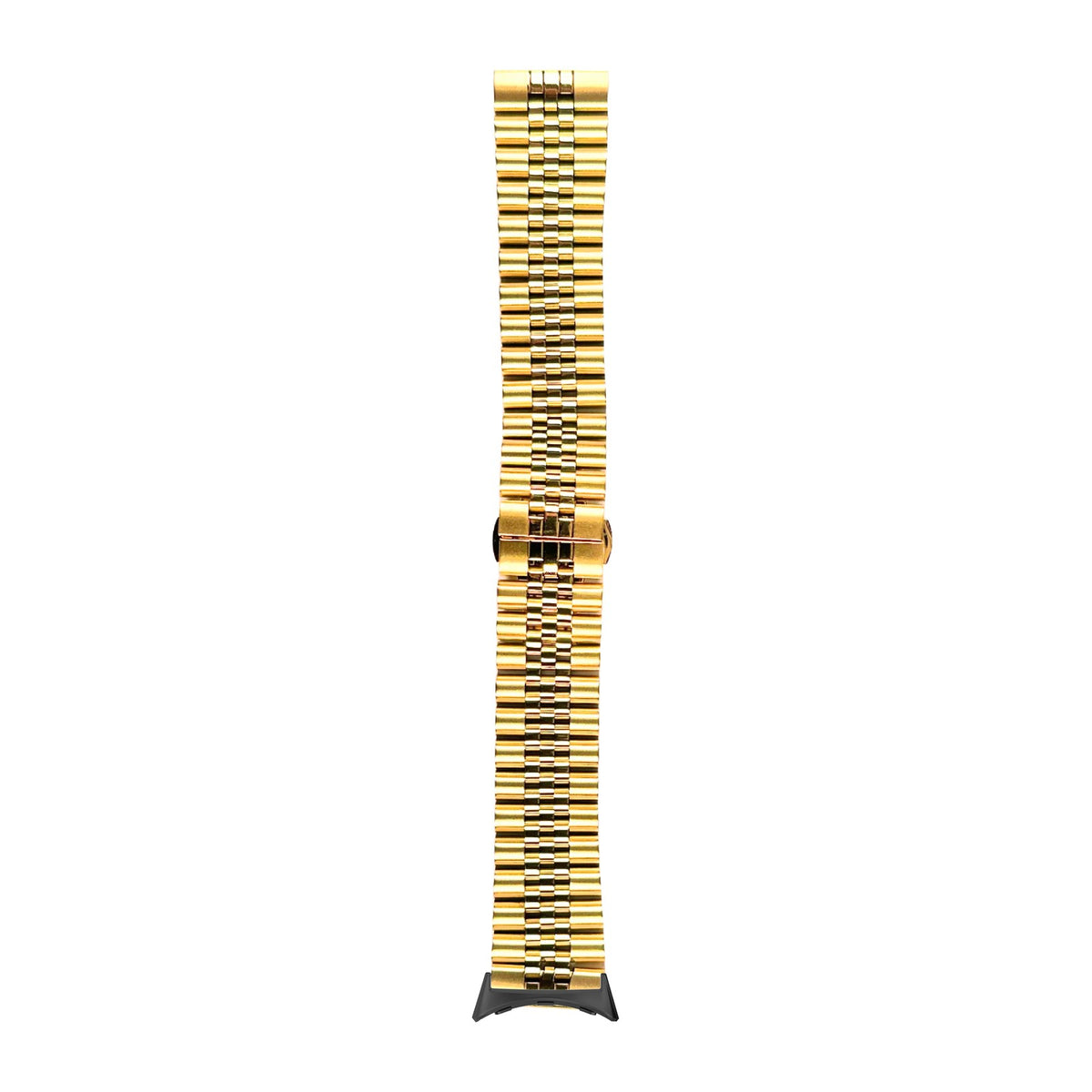 Jubilee Bracelet - Gold Black with Google Pixel Spring Bar Adapters - Wear Any 20mm Strap! for Pixel Watch 3-5 45mm