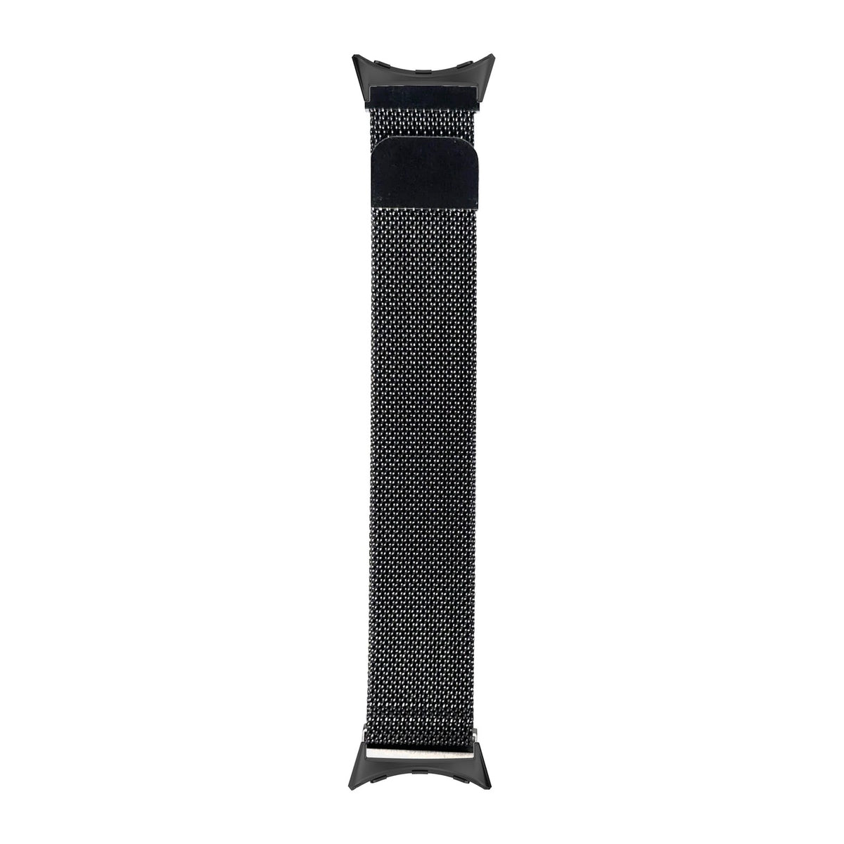 Milanese - Gun Metal Grey Black with Google Pixel Spring Bar Adapters - Wear Any 20mm Strap! for Pixel Watch 1-5 41mm