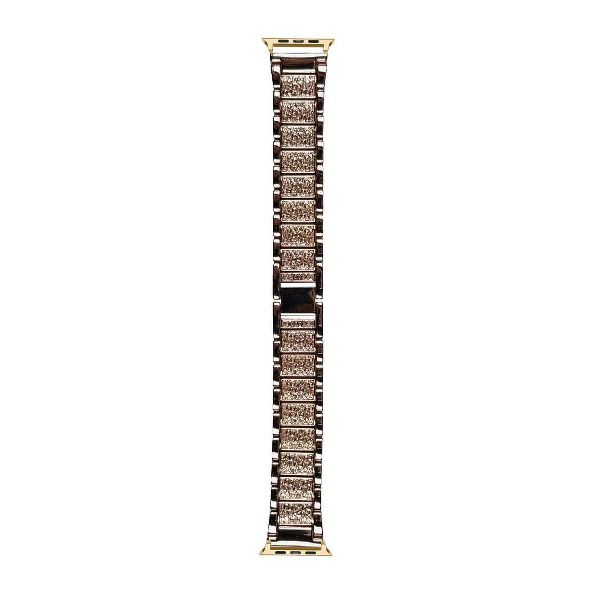 Zirconia Shimmer Bracelet Silver / Rose Gold Gold with Connecters - Spring Bar Type for Apple Watch