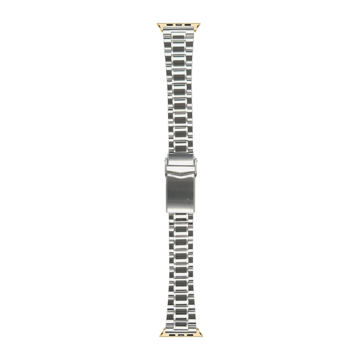 Entwine Stainless Steel Bracelet Gold with V-Clasp with Connecters - Spring Bar Type for Apple Watch