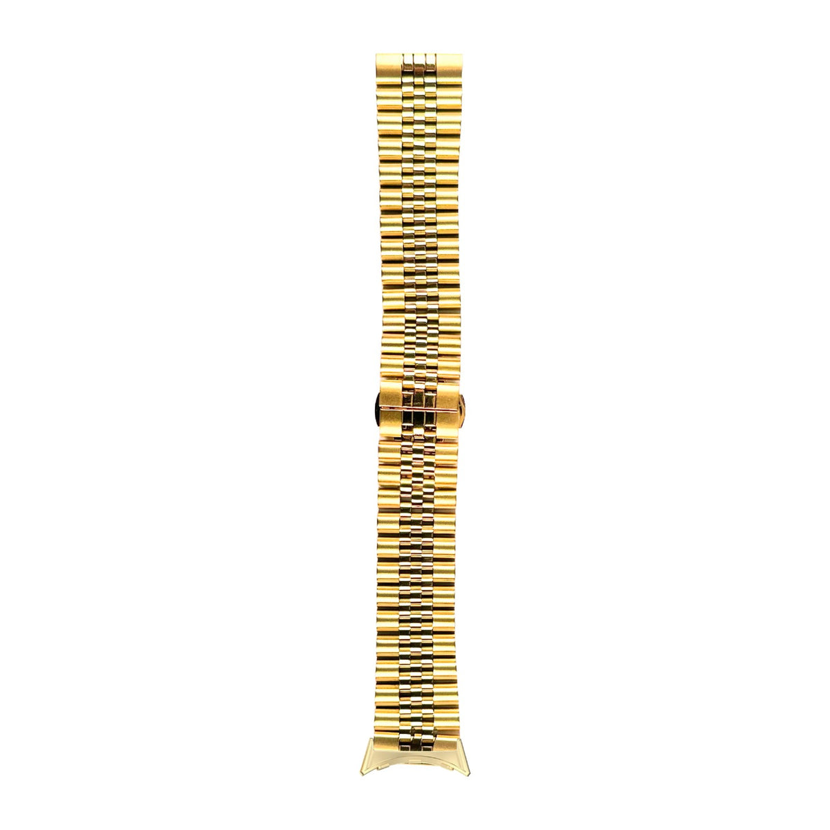 Jubilee Bracelet - Gold Gold with Google Pixel Spring Bar Adapters - Wear Any 20mm Strap! for Pixel Watch 3-5 45mm