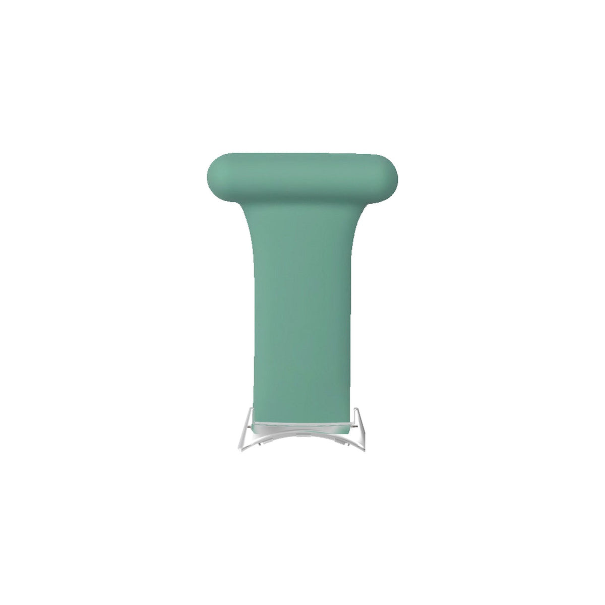 Job Fobs - For Doctors, Nurses and Other Professionals! Sage Green Silver with Google Pixel Spring Bar Adapters - Wear Any 20mm Strap! for Pixel Watch 1-5 41mm