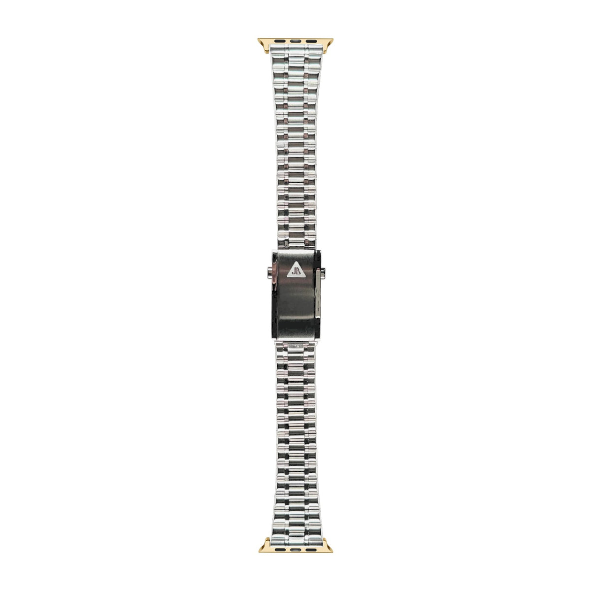 Bullet Bracelet Gold with Straight Ends with Connecters - Spring Bar Type for Apple Watch