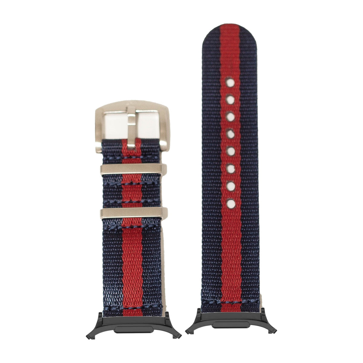 Supreme Militex - Blue / Red for the Galaxy Watch 8, 9 and Ultra with adapter fitted