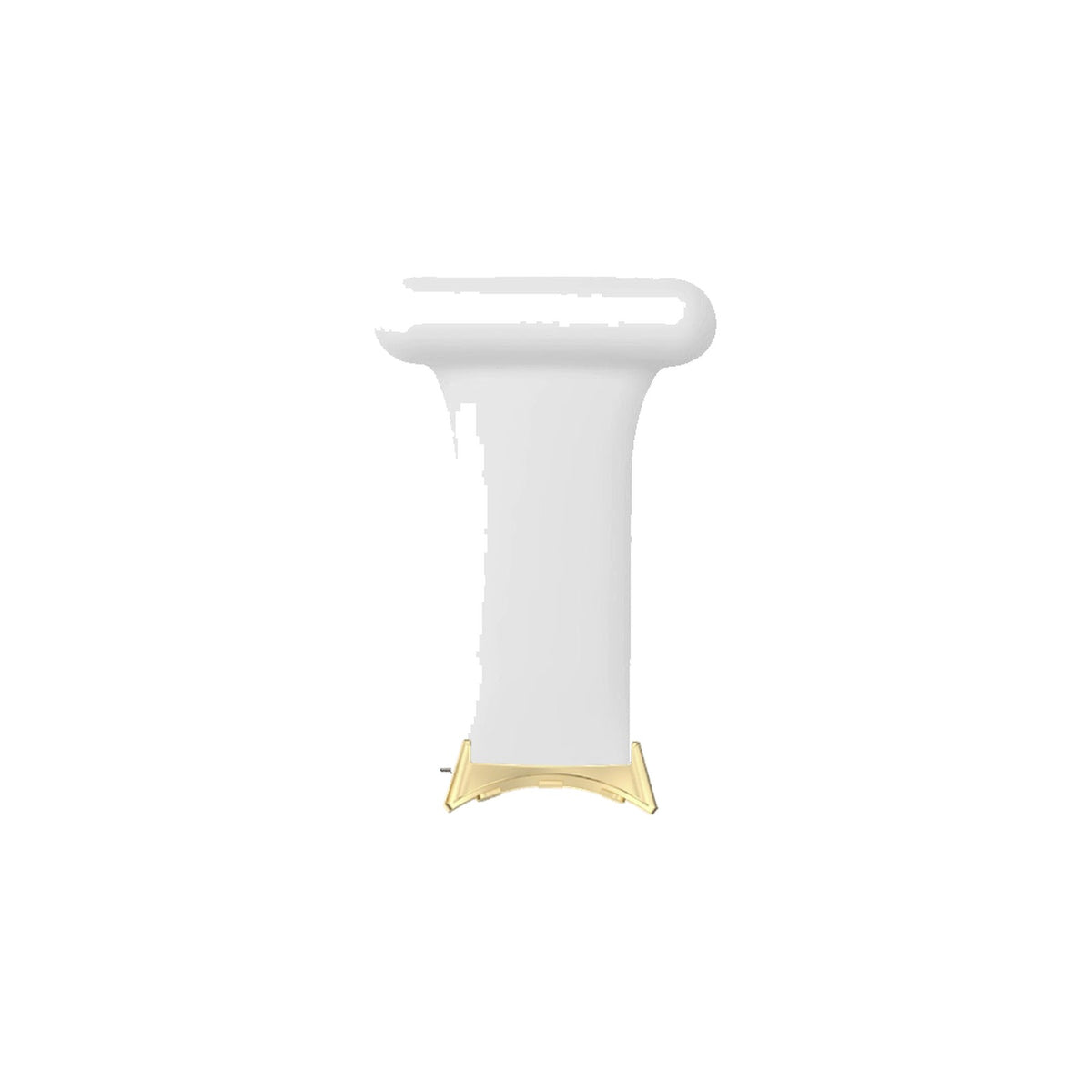Job Fobs - For Doctors, Nurses and Other Professionals! White Gold with Google Pixel Spring Bar Adapters - Wear Any 20mm Strap! for Pixel Watch 1-5 41mm
