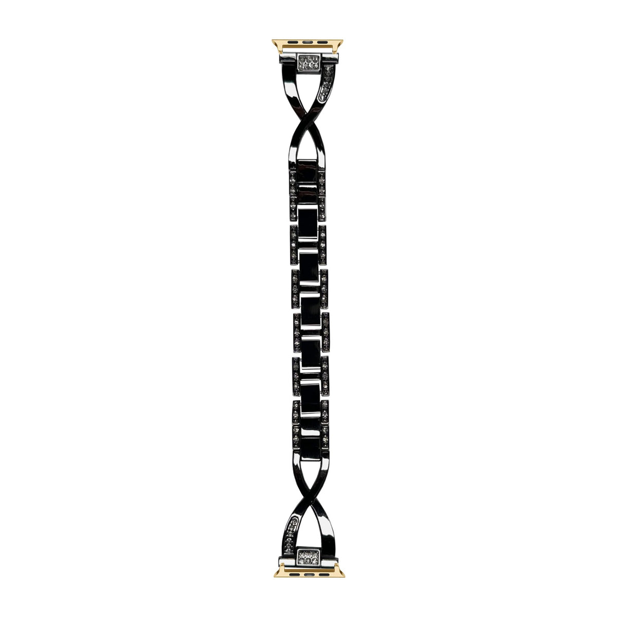 Helix Bracelet Black Gold with Connecters - Spring Bar Type for Apple Watch