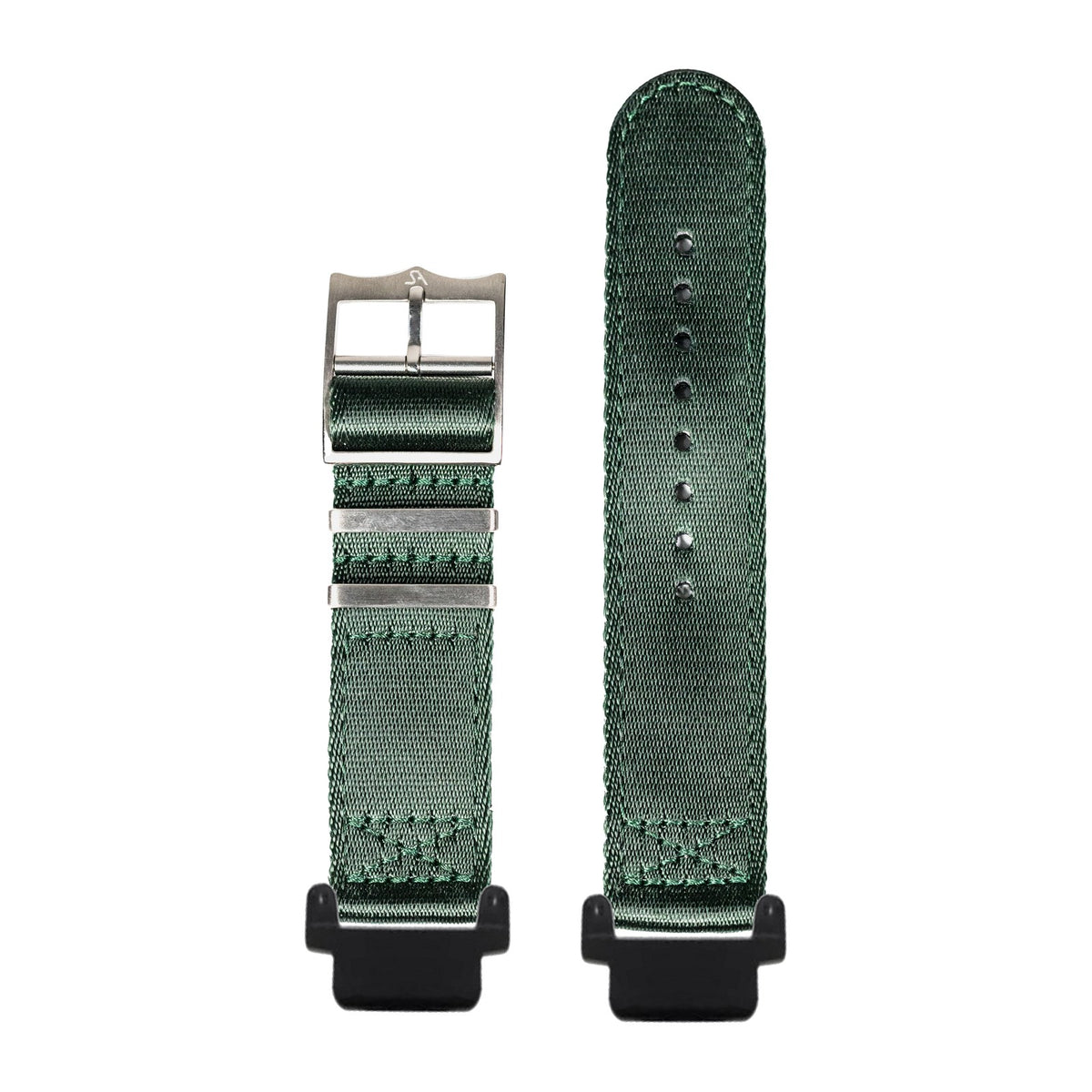 Ultra Militex - Forest Green S-M Black with Garmin Forerunner 220/ 230/ 235/ 620/ 630/ 735XT Strap Adapters for Garmin Forerunner 220/ 230/ 235/ 620/ 630/ 735XT