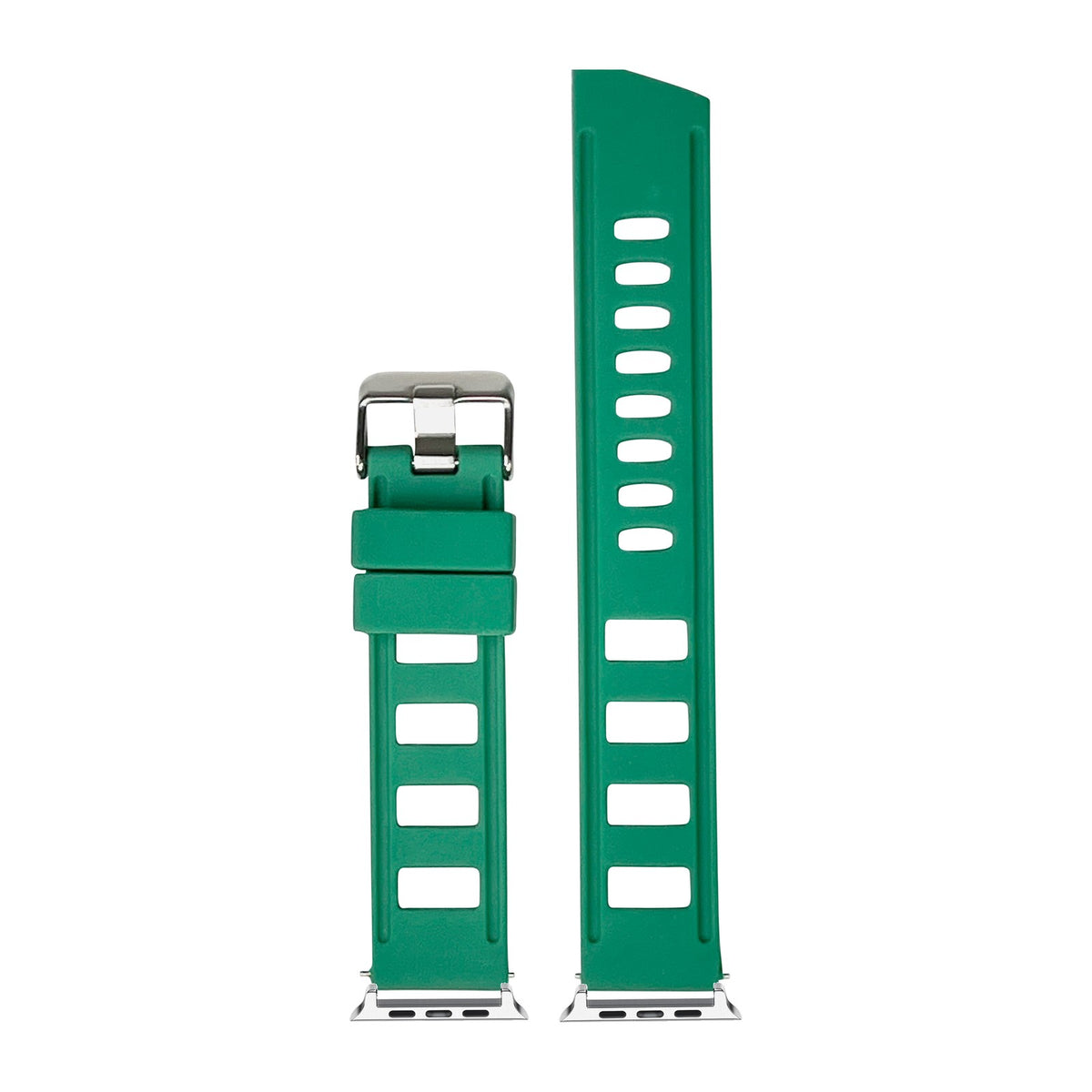 Iso Silicone Green Starlight with Connecters - Spring Bar Type for Apple Watch