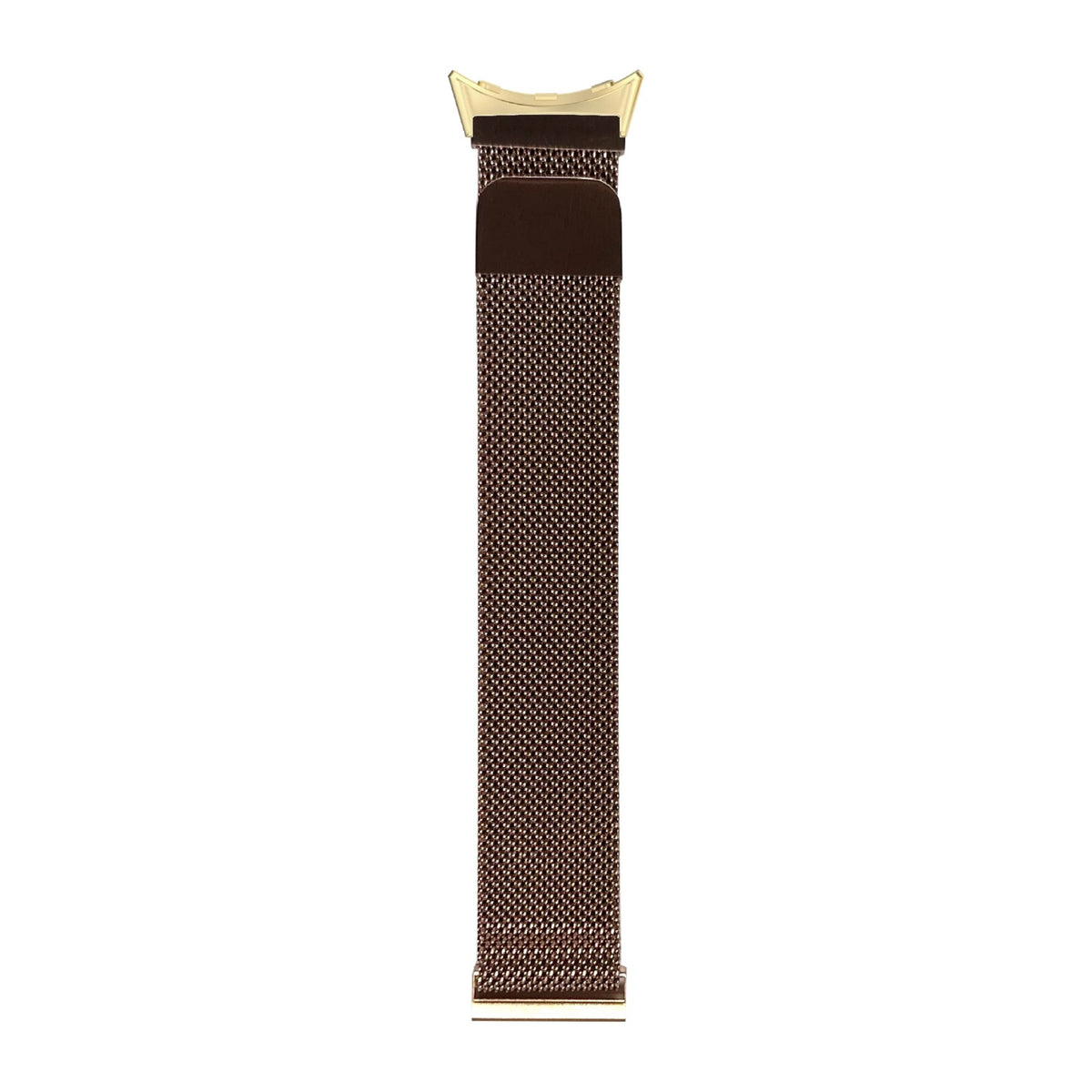 Milanese - Rose Gold Gold with Google Pixel Spring Bar Adapters - Wear Any 20mm Strap! for Pixel Watch 1-5 41mm