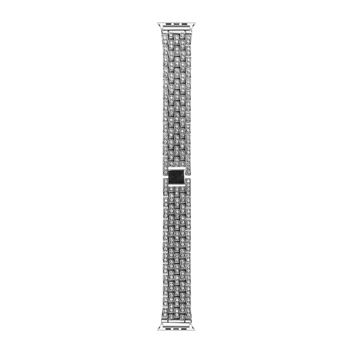 Shimmer Bracelet Silver Starlight with Connecters - Spring Bar Type for Apple Watch
