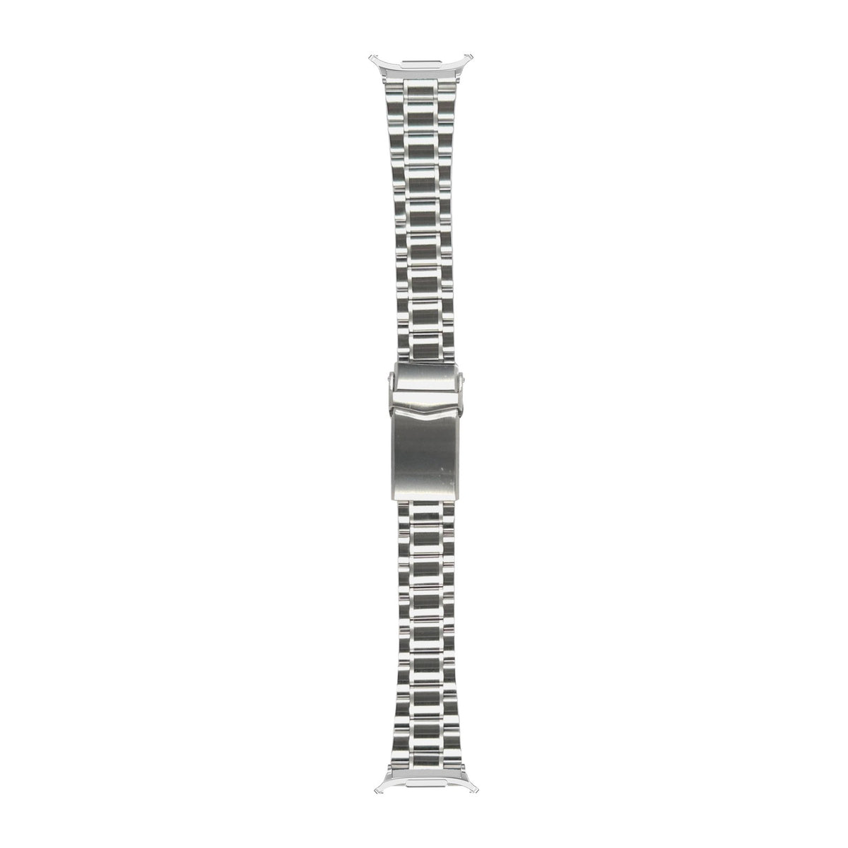 Entwine Stainless Steel Bracelet Silver with V-Clasp with Strap Adapter for Galaxy Watch 8-9/Ultra