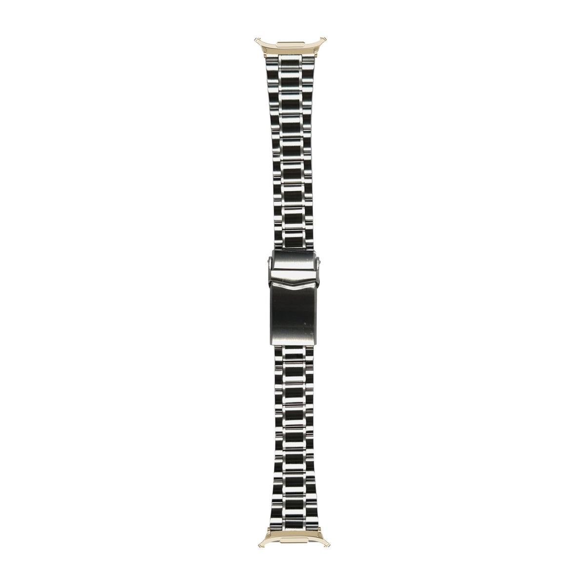 Entwine Stainless Steel Bracelet Gold with V-Clasp with Strap Adapter for Galaxy Watch 8-9/Ultra