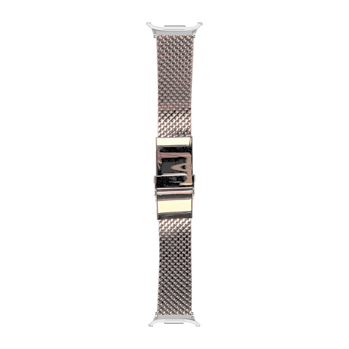 Milanese strap 22mm 2785 - Copper Silver with Strap Adapter for Galaxy Watch 8-9/Ultra