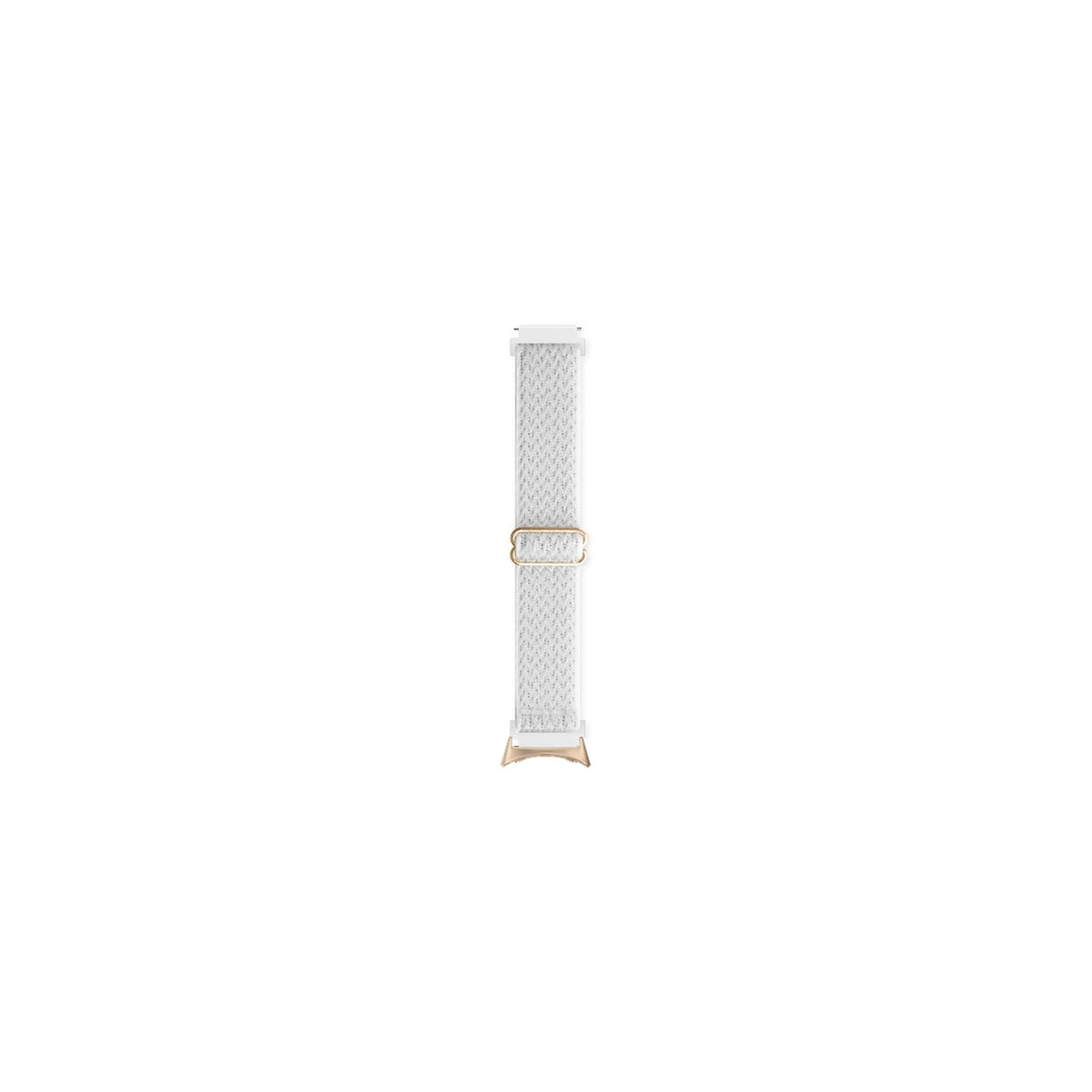 Weaved Loop Summit White Rose Gold with Google Pixel Spring Bar Adapters - Wear Any 20mm Strap! for Pixel Watch 1-5 41mm