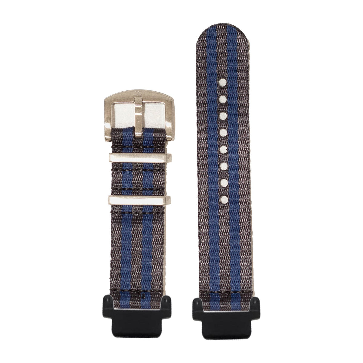 Supreme Militex - Dark Blue/Navy Blue Black with Garmin Forerunner 220/ 230/ 235/ 620/ 630/ 735XT Strap Adapters for Garmin Forerunner 220/ 230/ 235/ 620/ 630/ 735XT