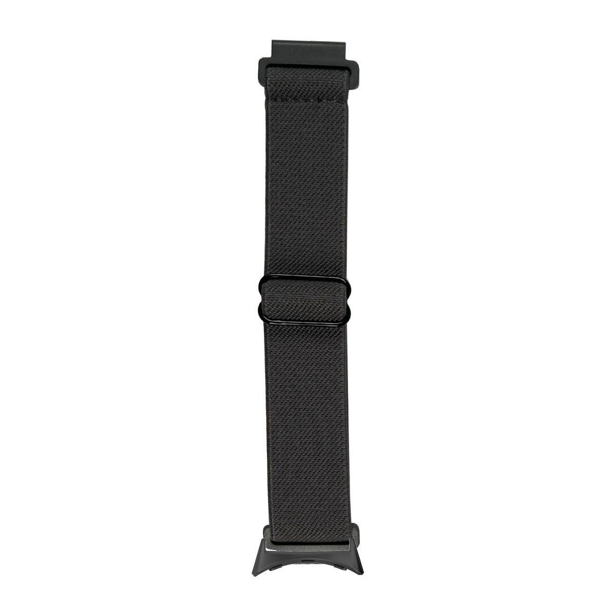 Weaved Elastic Loop Dark Grey with Google Pixel Spring Bar Adapters - Wear Any 20mm Strap! for Pixel Watch 1-5 41mm