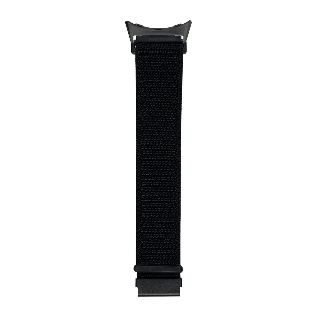 Sports Loop (Velcro) Stealth Black with Google Pixel Spring Bar Adapters - Wear Any 20mm Strap! for Pixel Watch 1-5 41mm