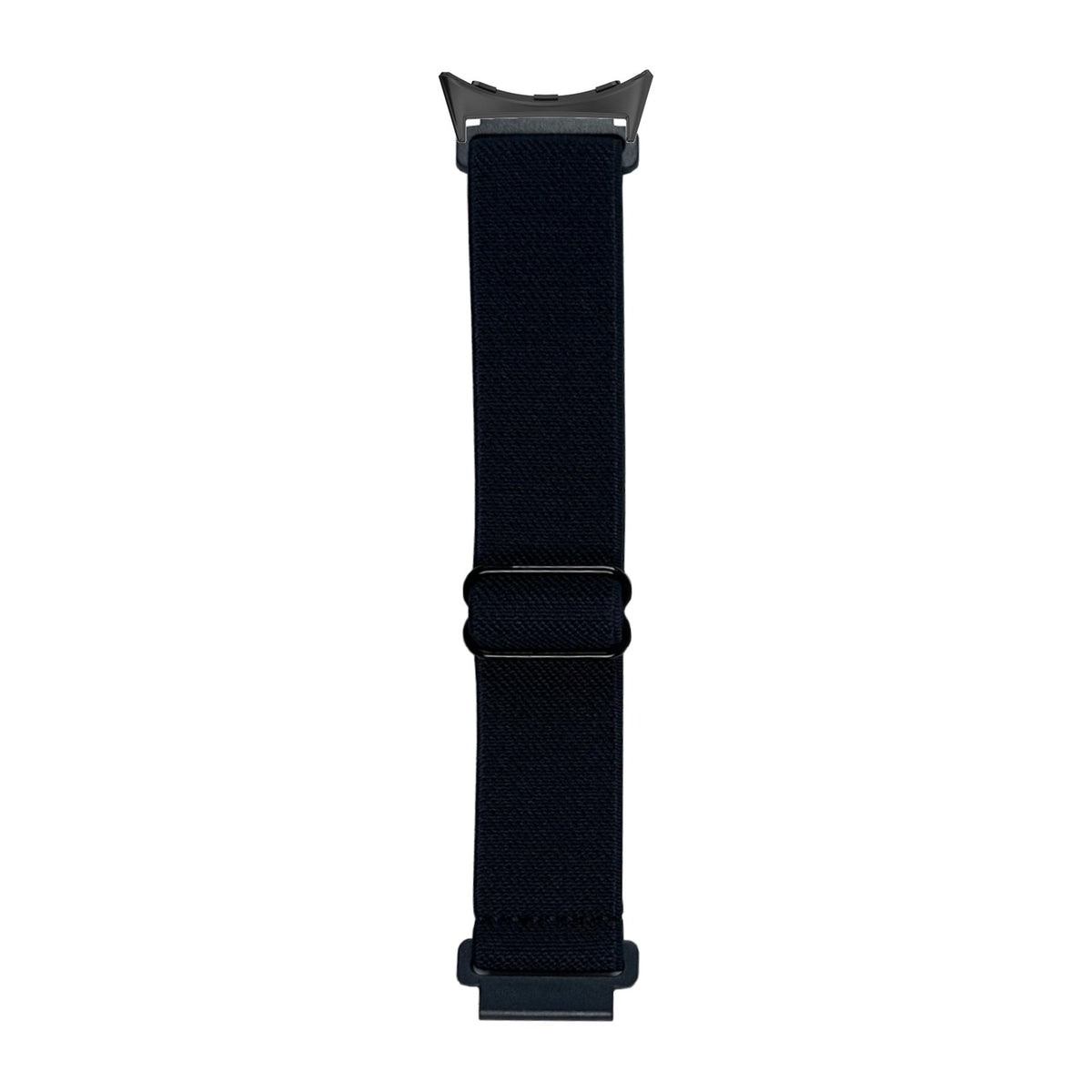 Weaved Elastic Loop Navy Blue with Google Pixel Spring Bar Adapters - Wear Any 20mm Strap! for Pixel Watch 3-5 45mm