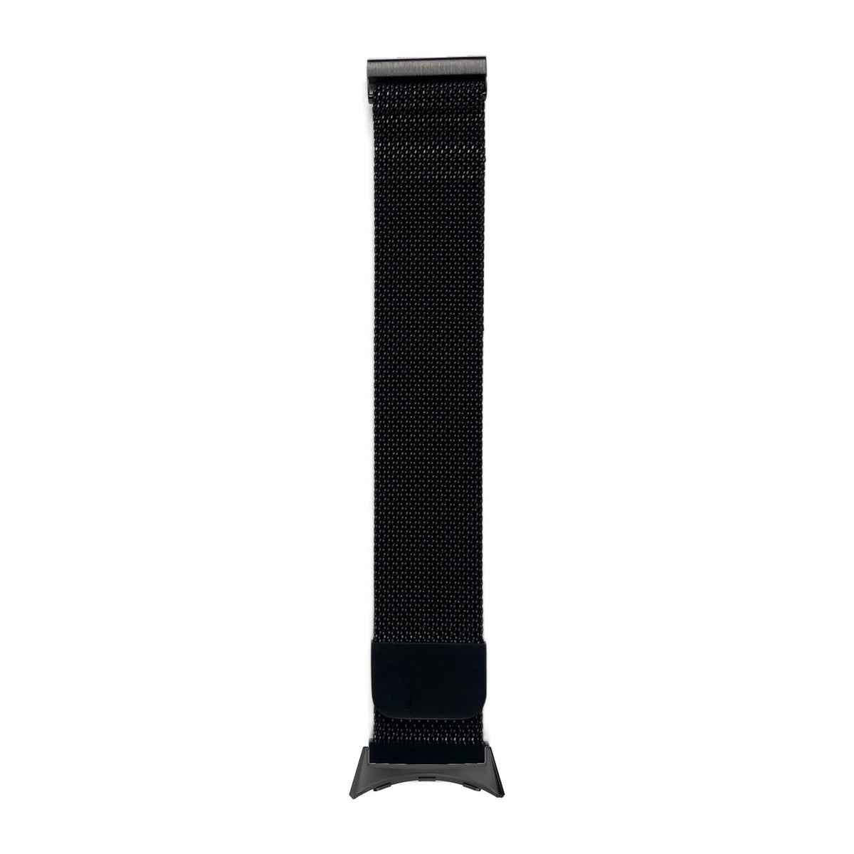 Milanese - Black Black with Google Pixel Spring Bar Adapters - Wear Any 20mm Strap! for Pixel Watch 1-5 41mm