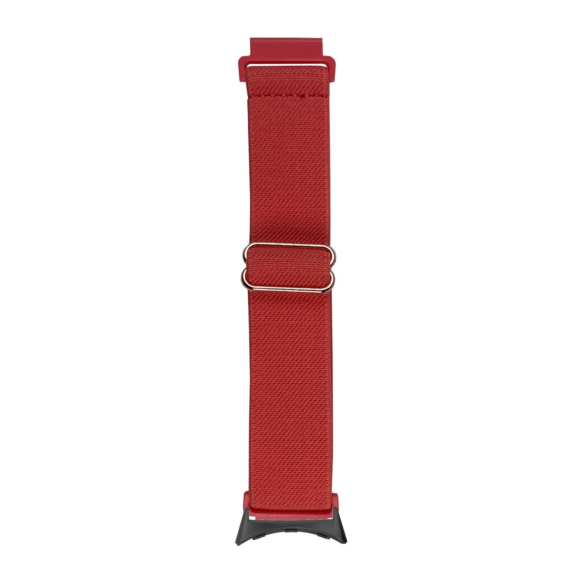 Weaved Elastic Loop Salmon with Google Pixel Spring Bar Adapters - Wear Any 20mm Strap! for Pixel Watch 3-5 45mm