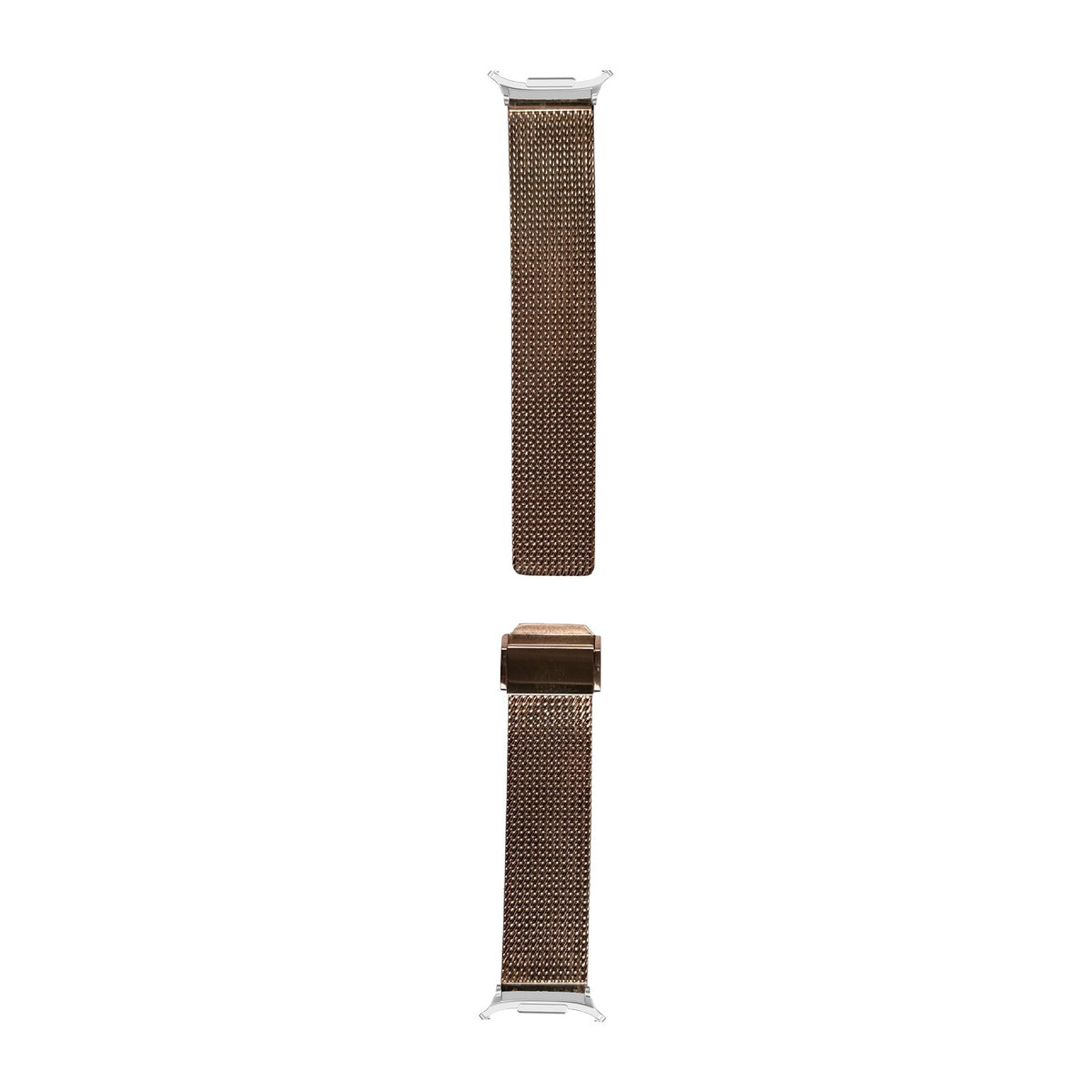Infinite Mesh Rose Gold Silver with Strap Adapter for Galaxy Watch 8-9/Ultra