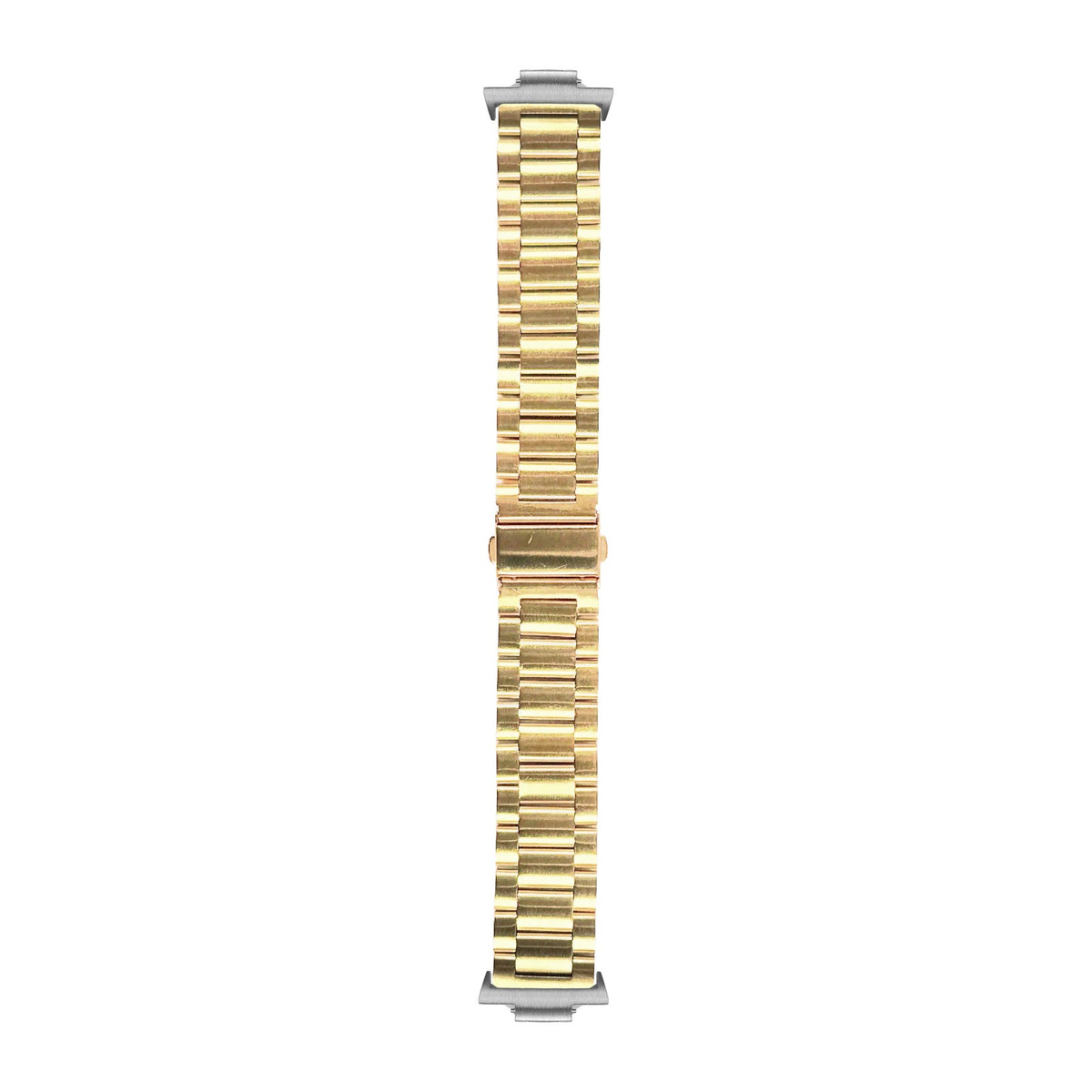 Steel Bracelet Silver with Deployant Clasp - Gold with Strap Adapter for Tissot PRX 40