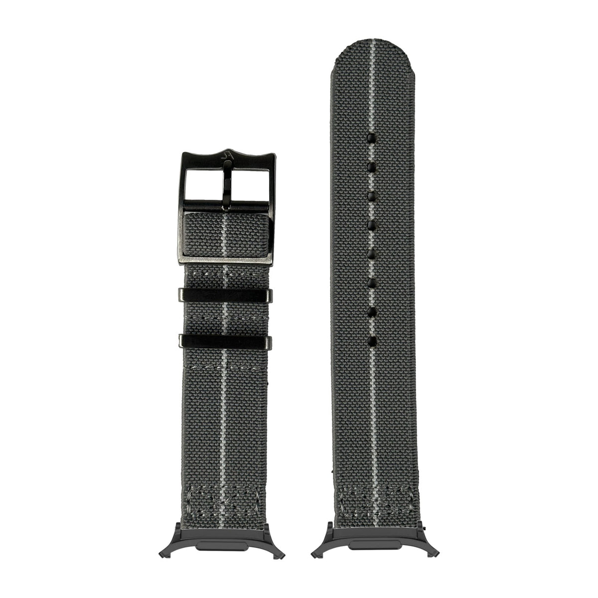 ElastoFlex - Grey/White for the Galaxy Watch 8, 9 and Ultra with adapter fitted