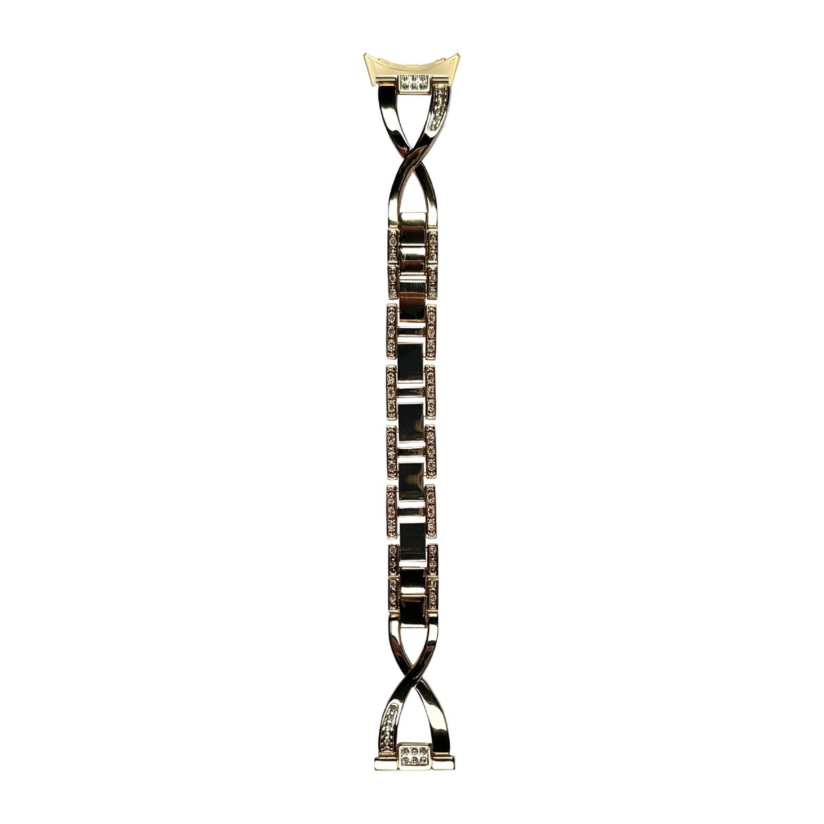 Helix Bracelet Gold Gold with Google Pixel Spring Bar Adapters - Wear Any 20mm Strap! for Pixel Watch 1-5 41mm