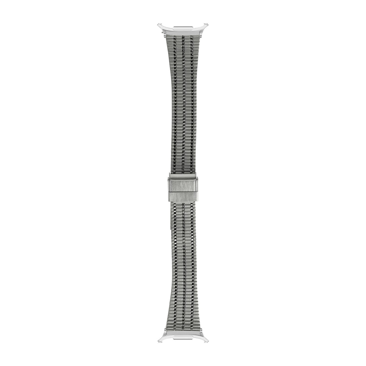 Vintage Tapered Bracelet Silver Silver with Strap Adapter for Galaxy Watch 8-9/Ultra