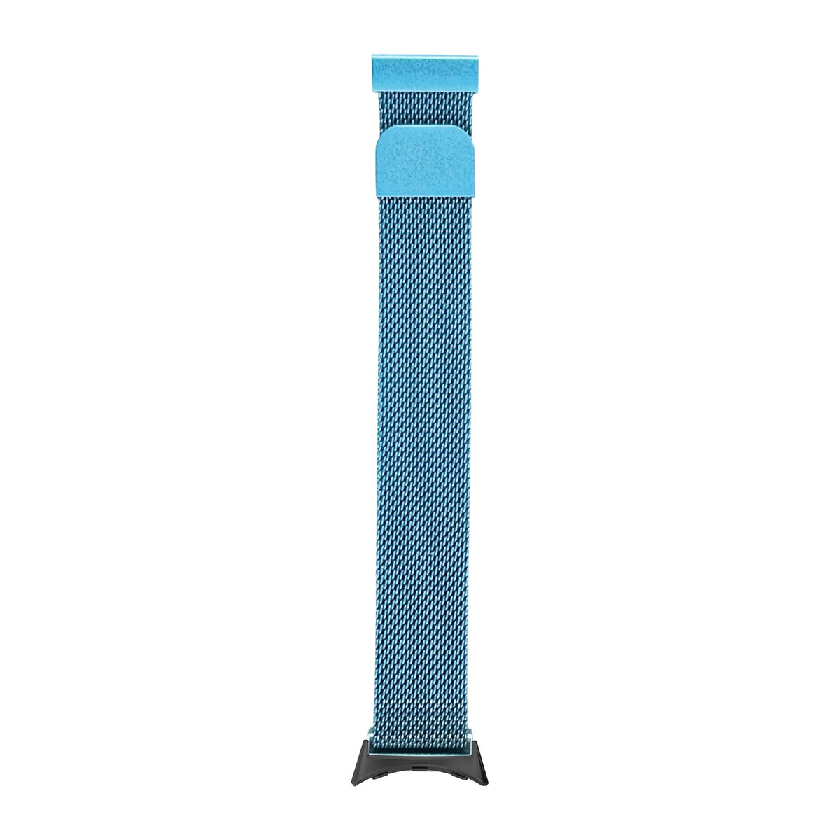 Milanese - Sky Blue with Google Pixel Spring Bar Adapters - Wear Any 20mm Strap! for Pixel Watch 3-5 45mm