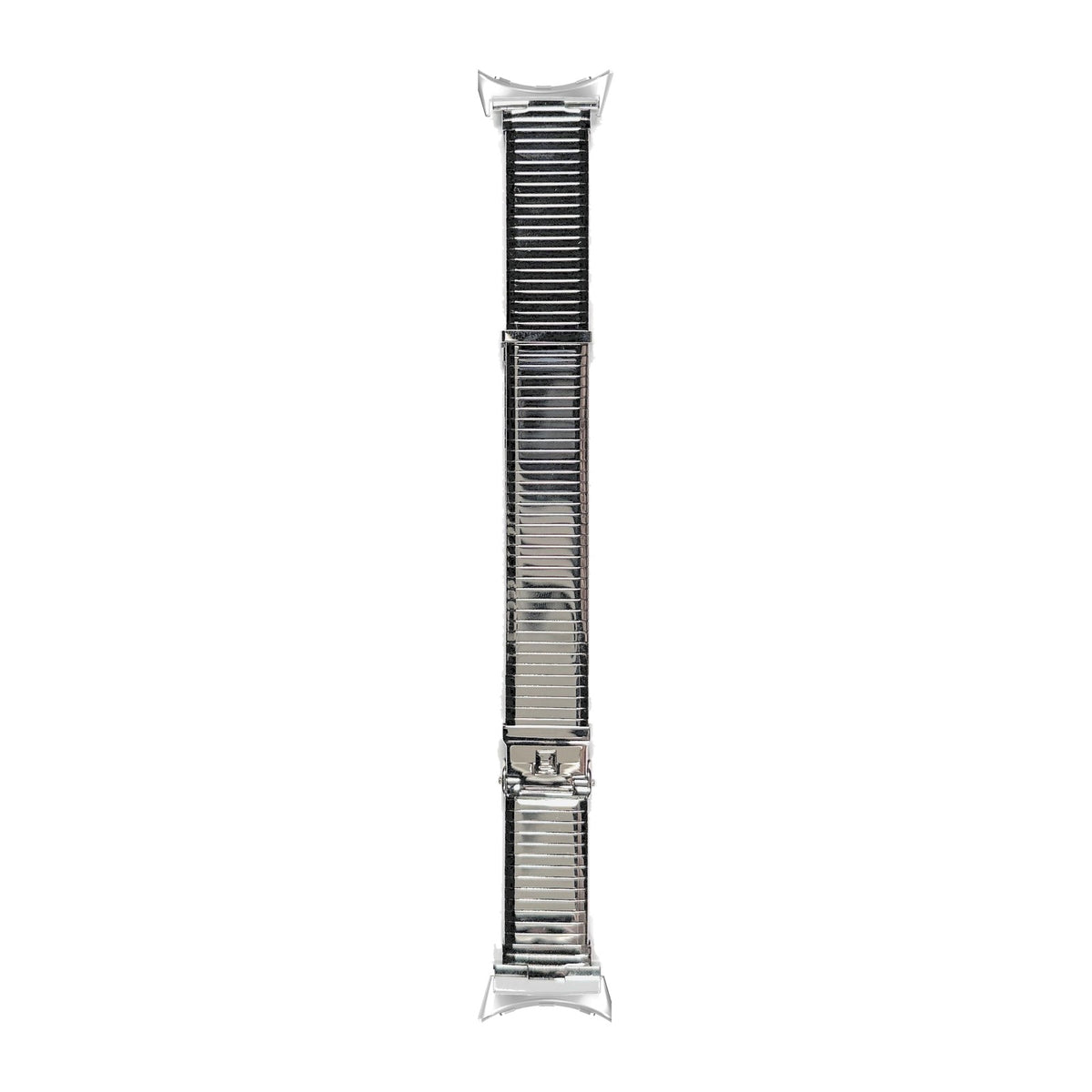 Komfit Military Type "Thin as a Dime" Silver with Google Pixel Spring Bar Adapters - Wear Any 20mm Strap! for Pixel Watch 1-5 41mm