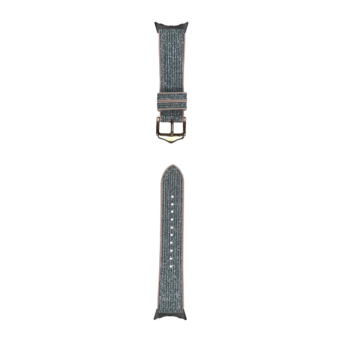 Sparkle Hybrid Blue / Green with Google Pixel Spring Bar Adapters - Wear Any 20mm Strap! for Pixel Watch 3-5 45mm