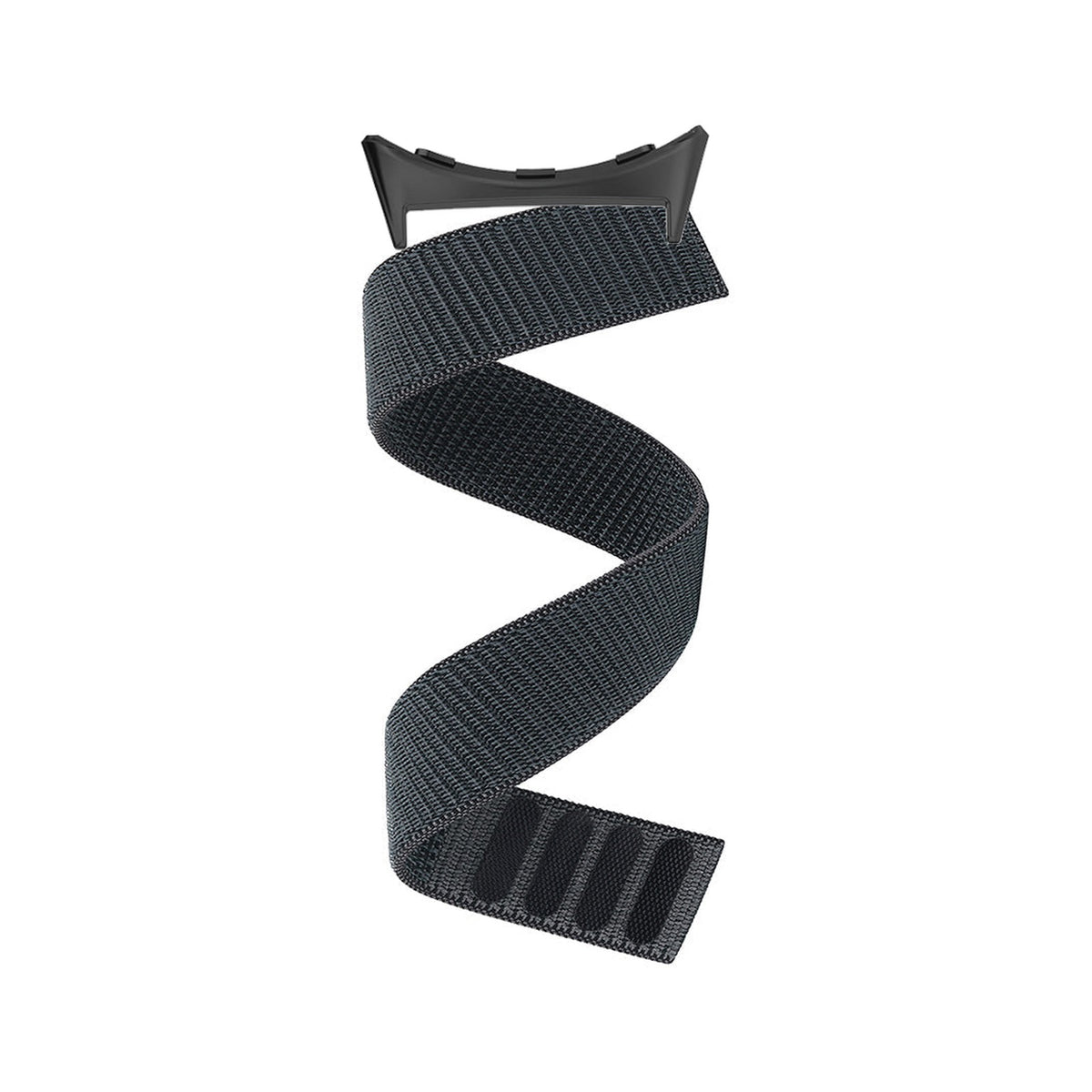 EasyFit Sports Loop (Velcro) - Suitable for any Smart Watch! 20mm Dark Grey Regular with Google Pixel Spring Bar Adapters - Wear Any 20mm Strap! for Pixel Watch 3-5 45mm