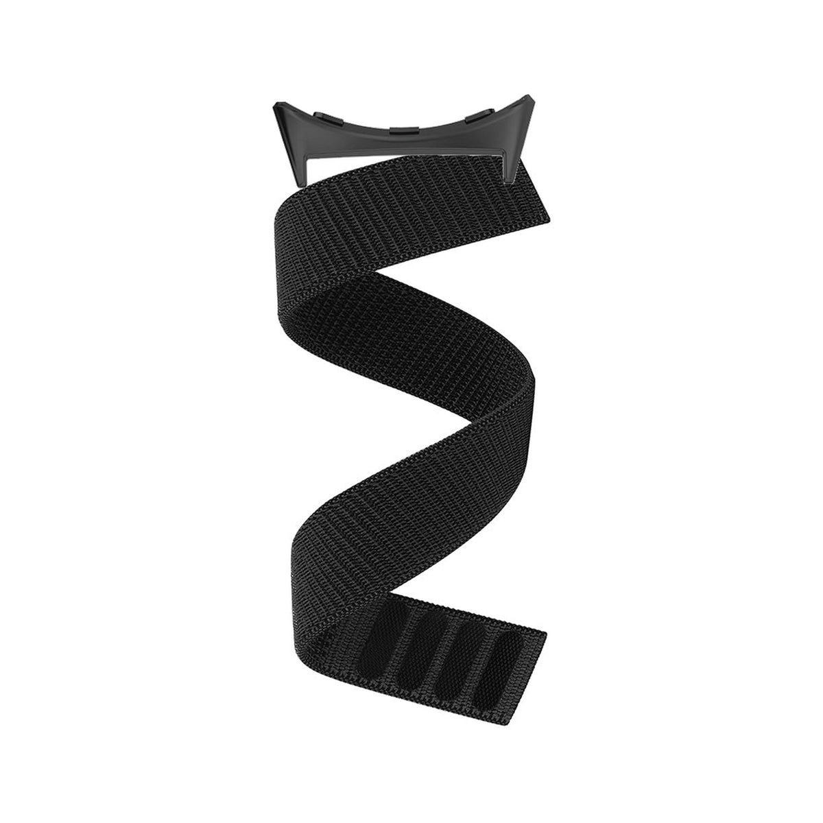 EasyFit Sports Loop (Velcro) - Suitable for any Smart Watch! 20mm Black Regular with Google Pixel Spring Bar Adapters - Wear Any 20mm Strap! for Pixel Watch 3-5 45mm