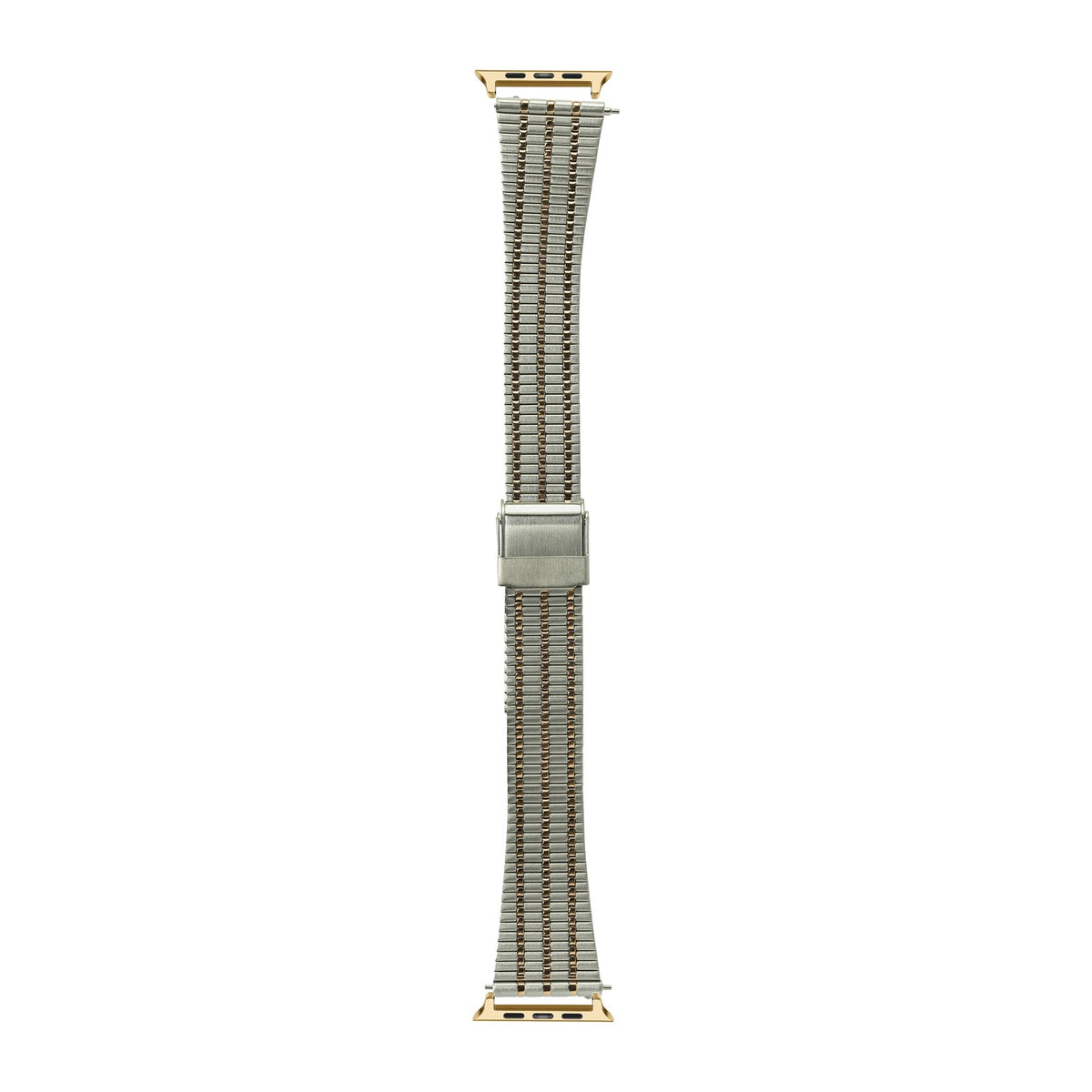 Vintage Tapered Bracelet Silver / Rose Gold Gold with Connecters - Spring Bar Type for Apple Watch